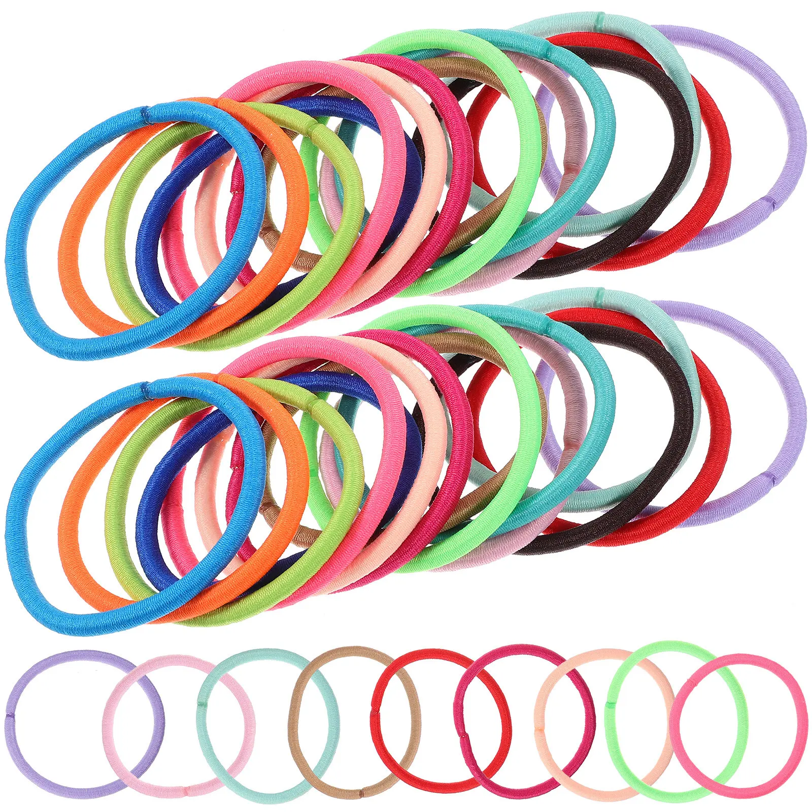 100Pcs Strong Elastic Hair Ties Made of Polyester for Women Stylish Hair Accessories Perfect for Daily Use Parties Gatherings
100Pcs Strong Elastic Hair Ties Made of Polyester for Women Stylish Hair Accessories Perfect for Daily Use Parties Gatherings