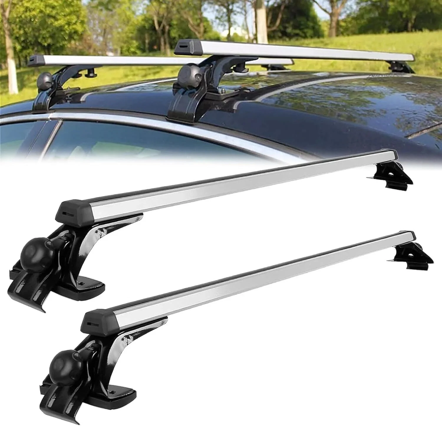 Universal Car Top Roof Rack Cross Bar Luggage Cargo Carrier Rails Crossbar 120cm
Universal Car Top Roof Rack Cross Bar Luggage Cargo Carrier Rails Crossbar 120cm