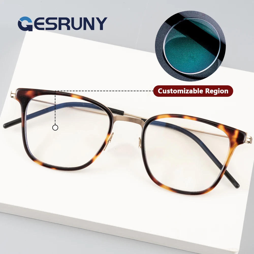 Gesruny Retro Rectangle Anti Blue Light Progressive Prescription Glasses Custom Myopia Optical Lenses Eyeglasses For Women Men
Gesruny Retro Rectangle Anti Blue Light Progressive Prescription Glasses Custom Myopia Optical Lenses Eyeglasses For Women Men