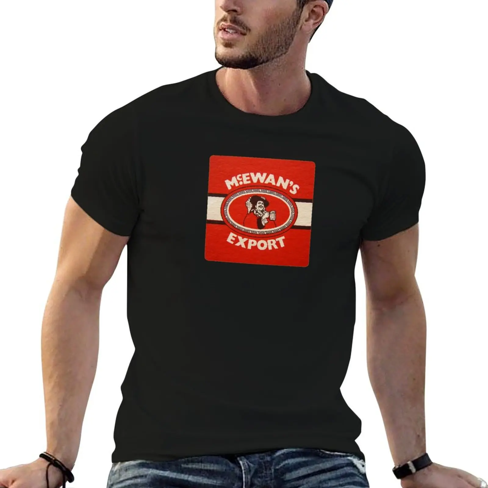 McEwan's Export T-Shirt tops customs design your own Funny t-shirt blue lock Men's t shirts
McEwan's Export T-Shirt tops customs design your own Funny t-shirt blue lock Men's t shirts
