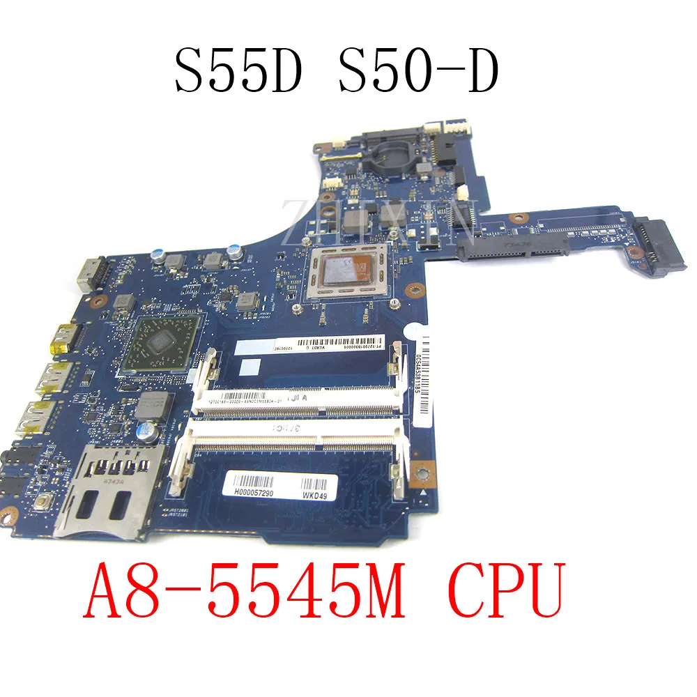 Материнская плата для ноутбука Toshiba Satellite S50D S50D-A S55D, системная плата для ноутбука с зеркальным процессором H000057290
Материнская плата для ноутбука Toshiba Satellite S50D S50D-A S55D, системная плата для ноутбука с зеркальным процессором H000057290