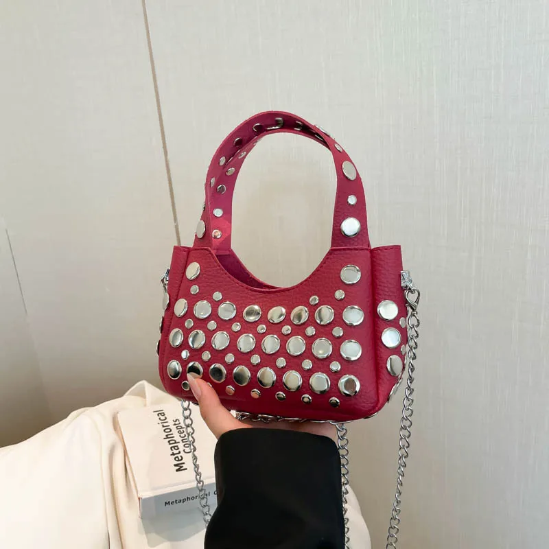 Designer Geometric Handbag Retro Rivet Crossbody Bag Lady 2025 Summer Mini Phone Fashion Clutch Bag Party Purse Studded Bag
Designer Geometric Handbag Retro Rivet Crossbody Bag Lady 2025 Summer Mini Phone Fashion Clutch Bag Party Purse Studded Bag
