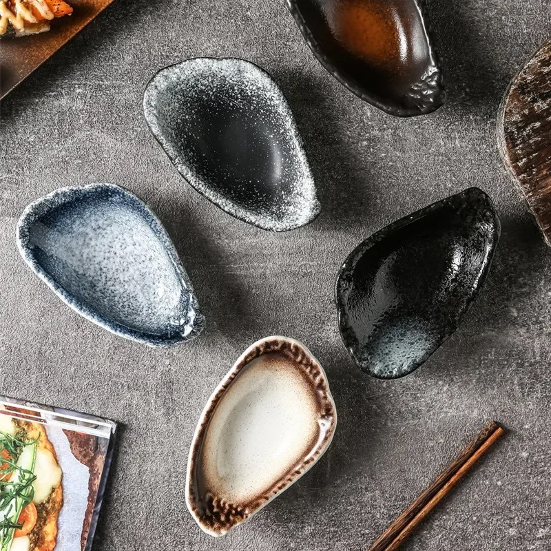 Japanese-style ceramic sea stone flower taste plate, snack sauccold dishsushi sauce plate, tableware
Japanese-style ceramic sea stone flower taste plate, snack sauccold dishsushi sauce plate, tableware