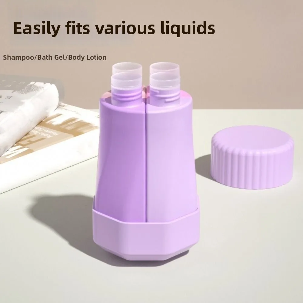 4 in 1 Travel Refillable Bottles Set Leak Proof Silicone Lotion Squeeze Bottles Portable Detachable Shampoo Empty Container
4 in 1 Travel Refillable Bottles Set Leak Proof Silicone Lotion Squeeze Bottles Portable Detachable Shampoo Empty Container