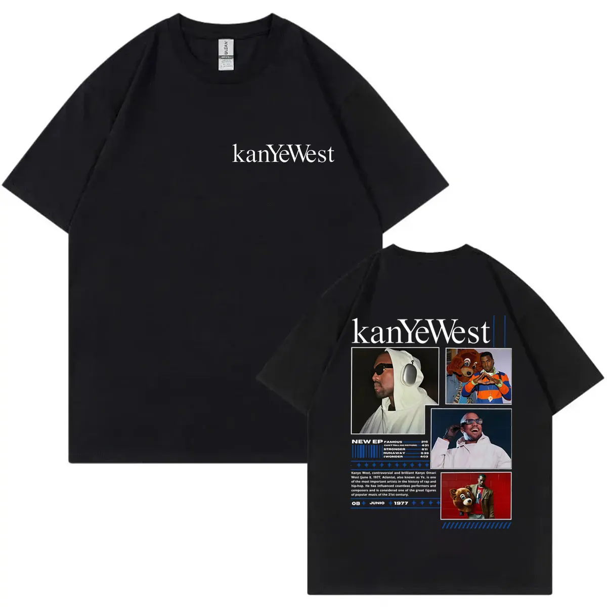 Rapper Kanye West Graphic T Shirts Men's Fashion Hip Hop Short Sleeve T-shirt High Quality Cotton Clothing T-shirts Streetwear
Rapper Kanye West Graphic T Shirts Men's Fashion Hip Hop Short Sleeve T-shirt High Quality Cotton Clothing T-shirts Streetwear