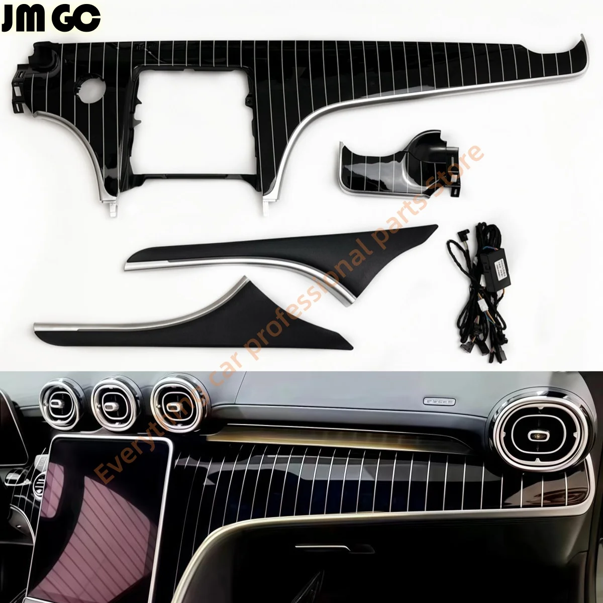 Car Dashboard panel for Mercedes-Benz W206 X254 Center console Decorative cover Color interior modification LED built light stri
Car Dashboard panel for Mercedes-Benz W206 X254 Center console Decorative cover Color interior modification LED built light stri