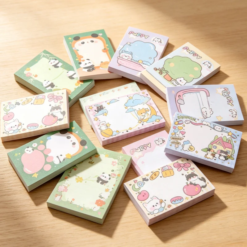 12 Colors Self-Adhesive Panda Memo Pads Sticky Notes for School Students Learning Stationery Supplies Flower Plant
12 Colors Self-Adhesive Panda Memo Pads Sticky Notes for School Students Learning Stationery Supplies Flower Plant