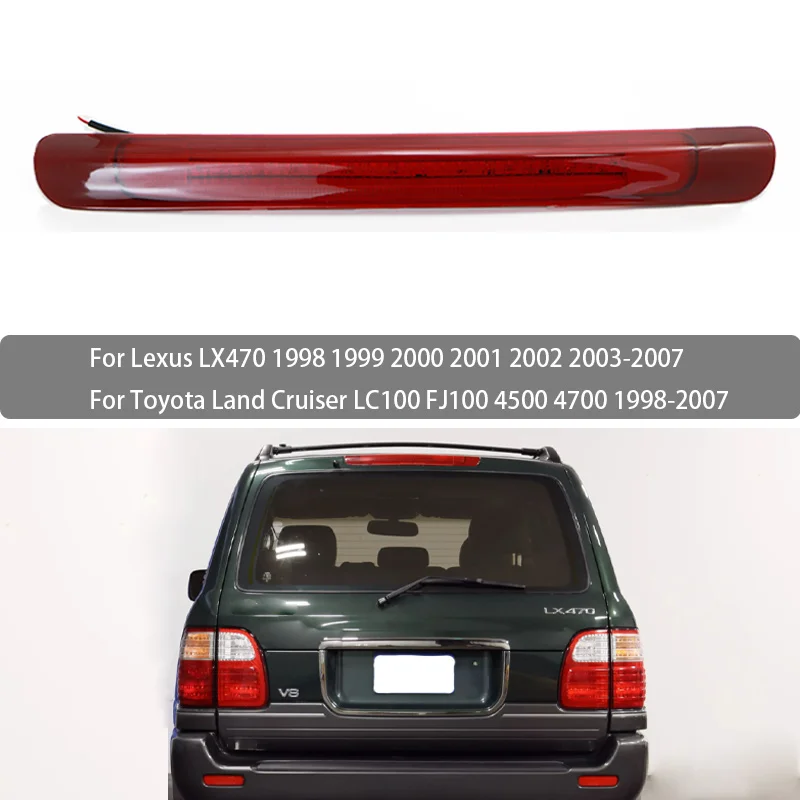 Дополнительные стоп-сигналы, стоп-сигнал для Lexus LX470 для Toyota Land Cruiser LC100 FJ100 4500 4700 1998-2007 8157060061
Дополнительные стоп-сигналы, стоп-сигнал для Lexus LX470 для Toyota Land Cruiser LC100 FJ100 4500 4700 1998-2007 8157060061