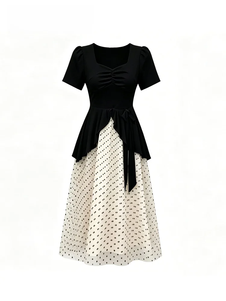 CaraCLUB plus Size Hepburn Style Short Sleeve Dress Women's Summer Fashion Plaid Polka Dot Dresses A-Line Cotton Dresses
CaraCLUB plus Size Hepburn Style Short Sleeve Dress Women's Summer Fashion Plaid Polka Dot Dresses A-Line Cotton Dresses