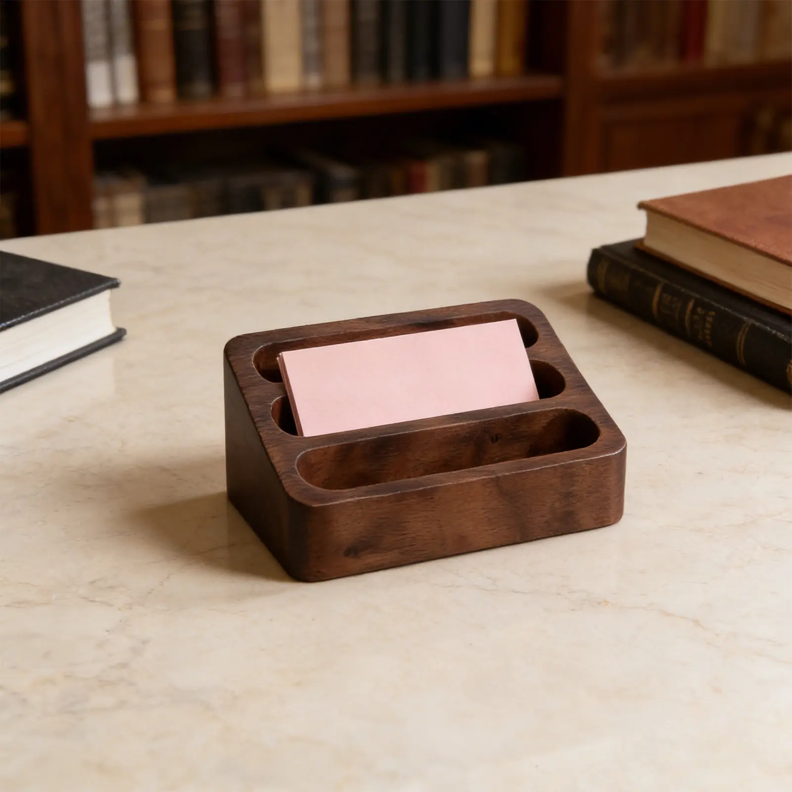 2Pcs Wood Business Card Holder Desktop Organizer Name Card Stand Office Desk Display for Meetings Reception Business Cards Boxes
2Pcs Wood Business Card Holder Desktop Organizer Name Card Stand Office Desk Display for Meetings Reception Business Cards Boxes