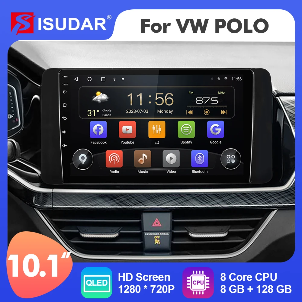 Автомагнитола Isudar, 9 дюймов, Android 12, для VW/Volkswagen Polo MK6 VI 6 2020-2022 Carplay, автостерео, 2din, FM, 4G
Автомагнитола Isudar, 9 дюймов, Android 12, для VW/Volkswagen Polo MK6 VI 6 2020-2022 Carplay, автостерео, 2din, FM, 4G
