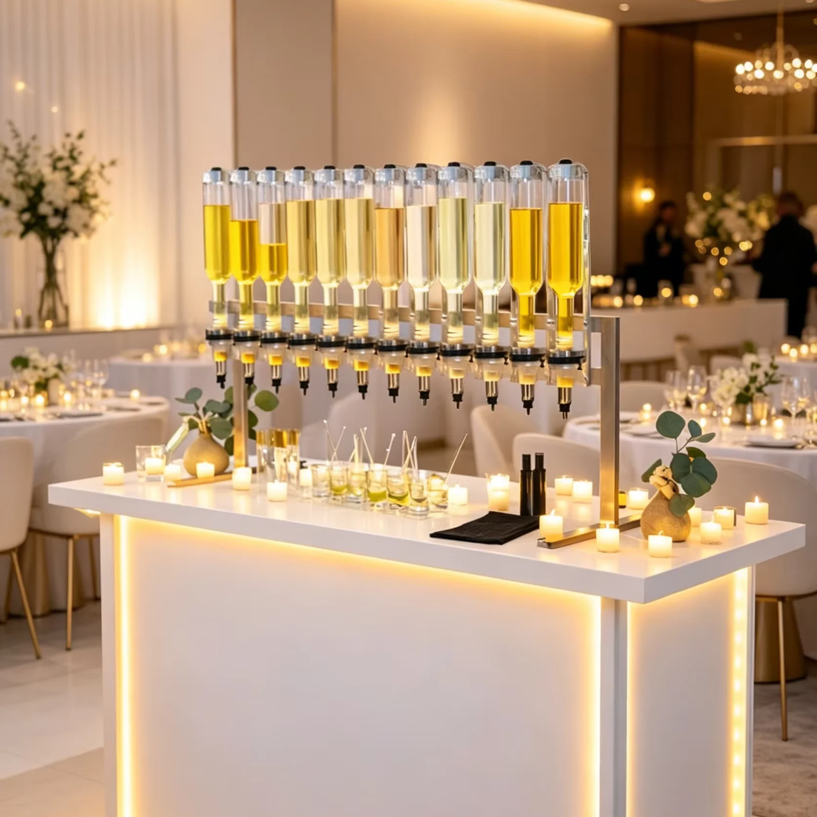 Movable Counter Perfume bar Dispenser Gold Filling Machine Perfume Bar Newly Designed Cheap12 Bottles Wedding Dispenser
Movable Counter Perfume bar Dispenser Gold Filling Machine Perfume Bar Newly Designed Cheap12 Bottles Wedding Dispenser