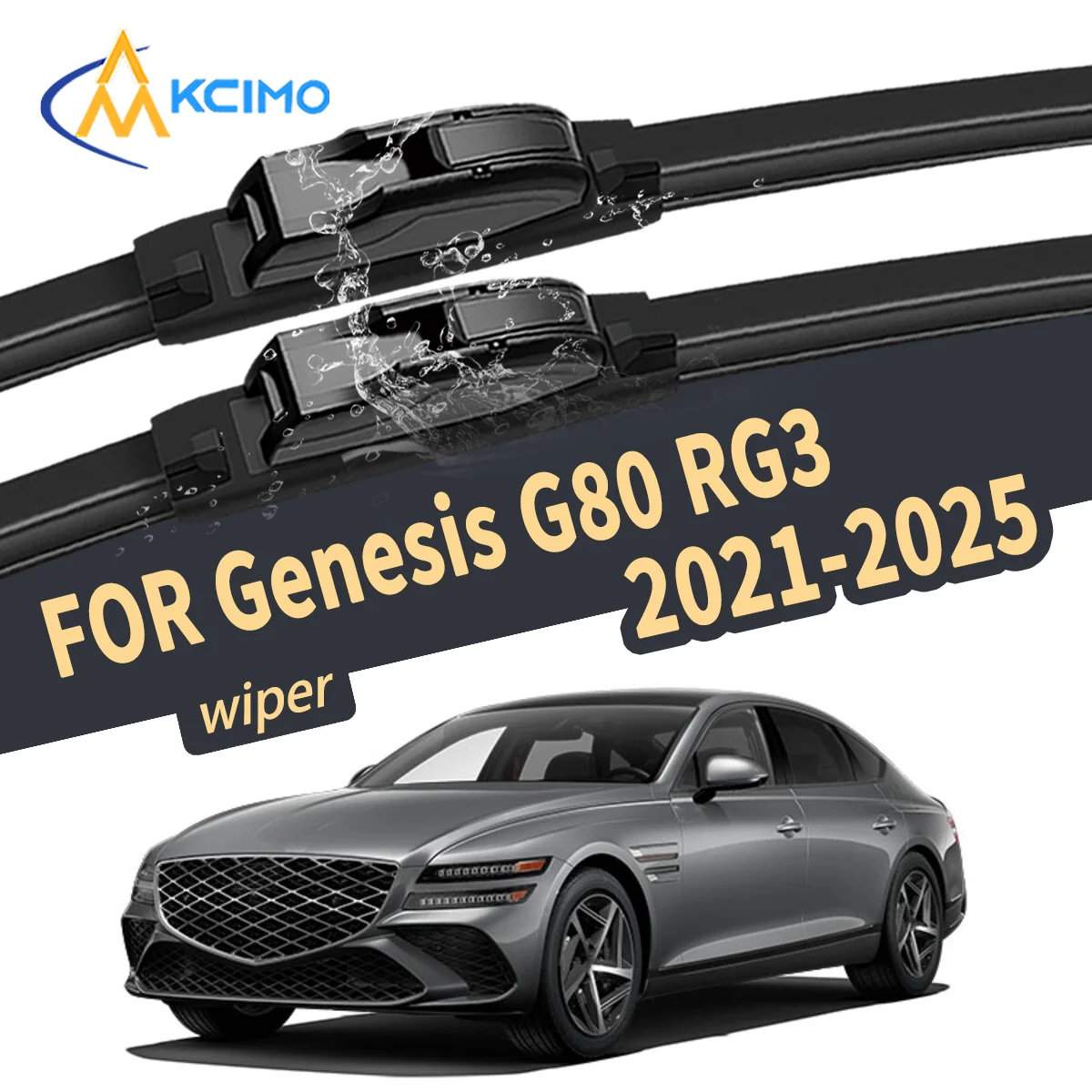 Silent Wiper Blade For Genesis G80 RG3 2021-2025 Natural Rubber Windshield Wiper Auto Replacement Parts High Quality Car
Silent Wiper Blade For Genesis G80 RG3 2021-2025 Natural Rubber Windshield Wiper Auto Replacement Parts High Quality Car