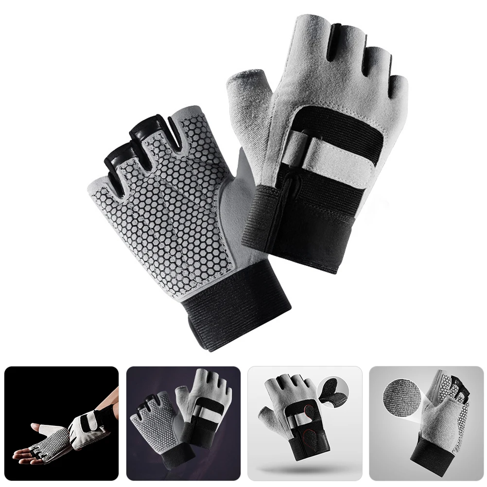1 Pair Gym Gloves Weight Lifting Nonskid Workout Outdoor Fitness Sports Breathable Half Finger Anti Slip Grip Training Lifting
1 Pair Gym Gloves Weight Lifting Nonskid Workout Outdoor Fitness Sports Breathable Half Finger Anti Slip Grip Training Lifting