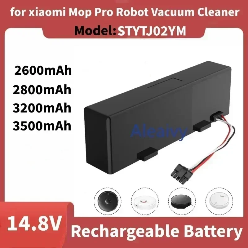 Li-ion Sweeper Battery for Xiaomi Mijia Mi Robot Vacuum-Mop P, Sweeping and Cleaning Robot, 18650 4S1P 14.8V 3500mAh STYTJ02YM
Li-ion Sweeper Battery for Xiaomi Mijia Mi Robot Vacuum-Mop P, Sweeping and Cleaning Robot, 18650 4S1P 14.8V 3500mAh STYTJ02YM