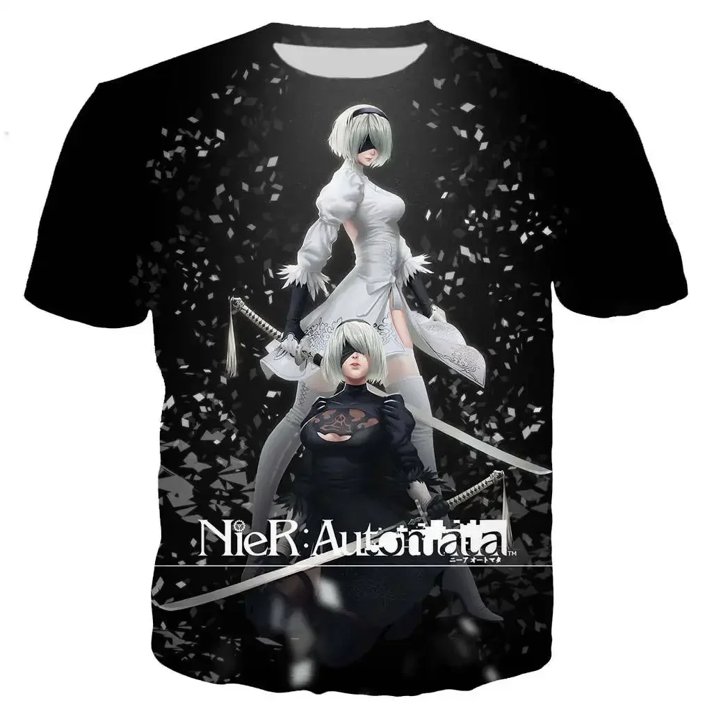 Fashion Hot Sale Creative Game NieR:Automata 3D Printed T-shirt Summer Casual Harajuku Street O-Neck Short Sleeve Cool Tops Tees
Fashion Hot Sale Creative Game NieR:Automata 3D Printed T-shirt Summer Casual Harajuku Street O-Neck Short Sleeve Cool Tops Tees