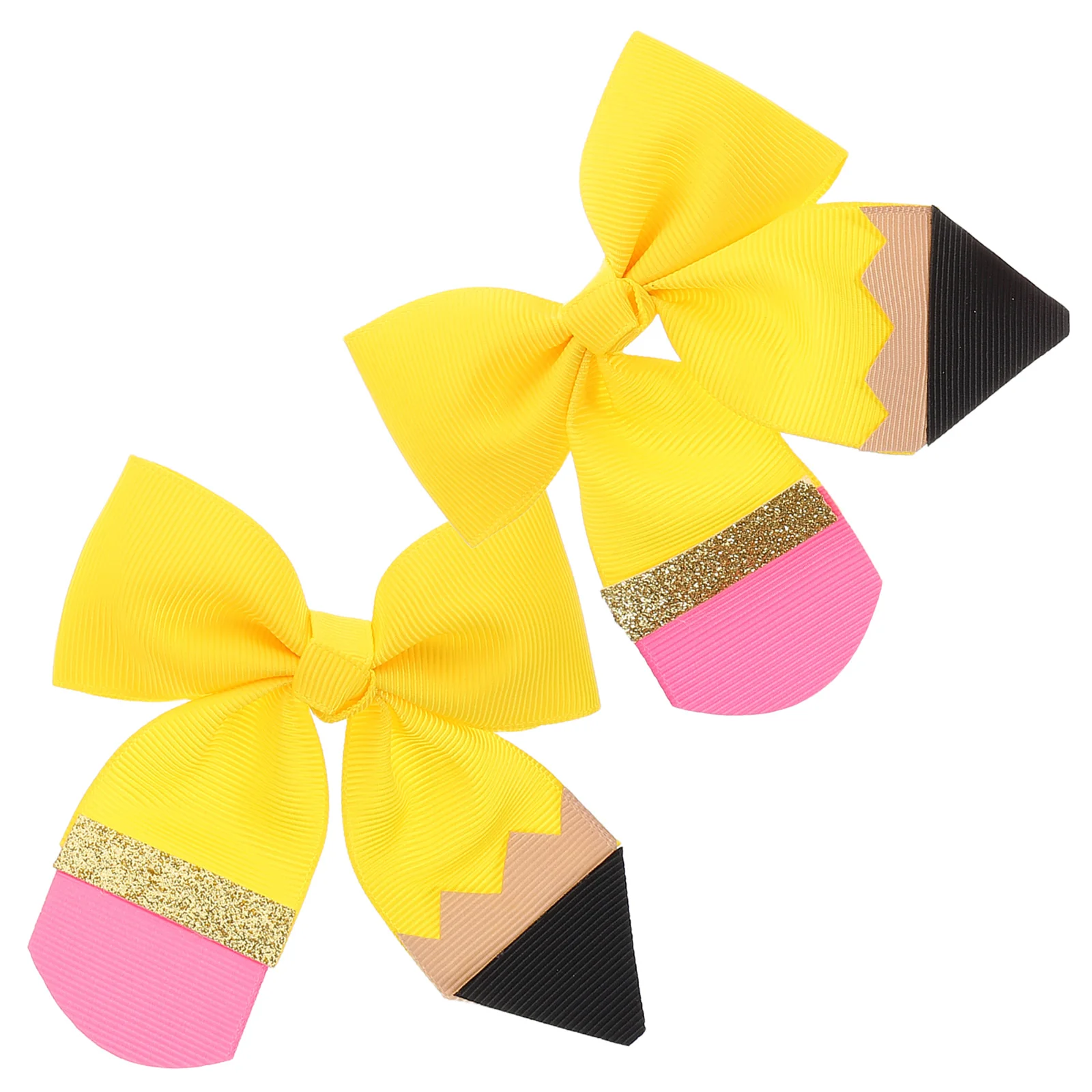 2pcs Pencil Bows Back To School Clips For Girls Toddler Accessories Sparkling Bowknots Ribbon Barrettes Cute Kids Hair
2pcs Pencil Bows Back To School Clips For Girls Toddler Accessories Sparkling Bowknots Ribbon Barrettes Cute Kids Hair