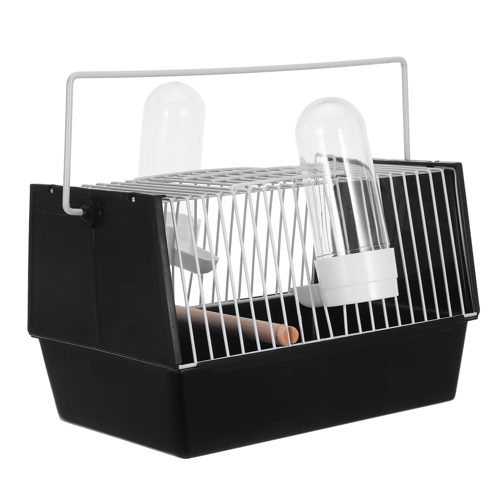 Portable Bird With Handle Small Parrot Transport Cage Black Plastic Feeding Carrier For Budgerigar Outdoor Travel Lightweight
Portable Bird With Handle Small Parrot Transport Cage Black Plastic Feeding Carrier For Budgerigar Outdoor Travel Lightweight