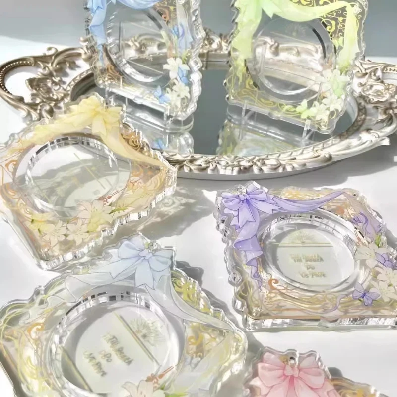 58mm Love Series Acrylic Badge Display Stand Aesthetic Floral Bow Transparent Desktop Storage Holder For Badge Collection
58mm Love Series Acrylic Badge Display Stand Aesthetic Floral Bow Transparent Desktop Storage Holder For Badge Collection