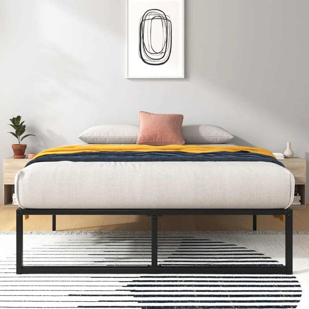 14 Inch Metal Platform Bed Frame, Steel Slat Support, No Box Spring Needed, Eco Friendly Packaging, 12.4” Underbed Storage
14 Inch Metal Platform Bed Frame, Steel Slat Support, No Box Spring Needed, Eco Friendly Packaging, 12.4” Underbed Storage