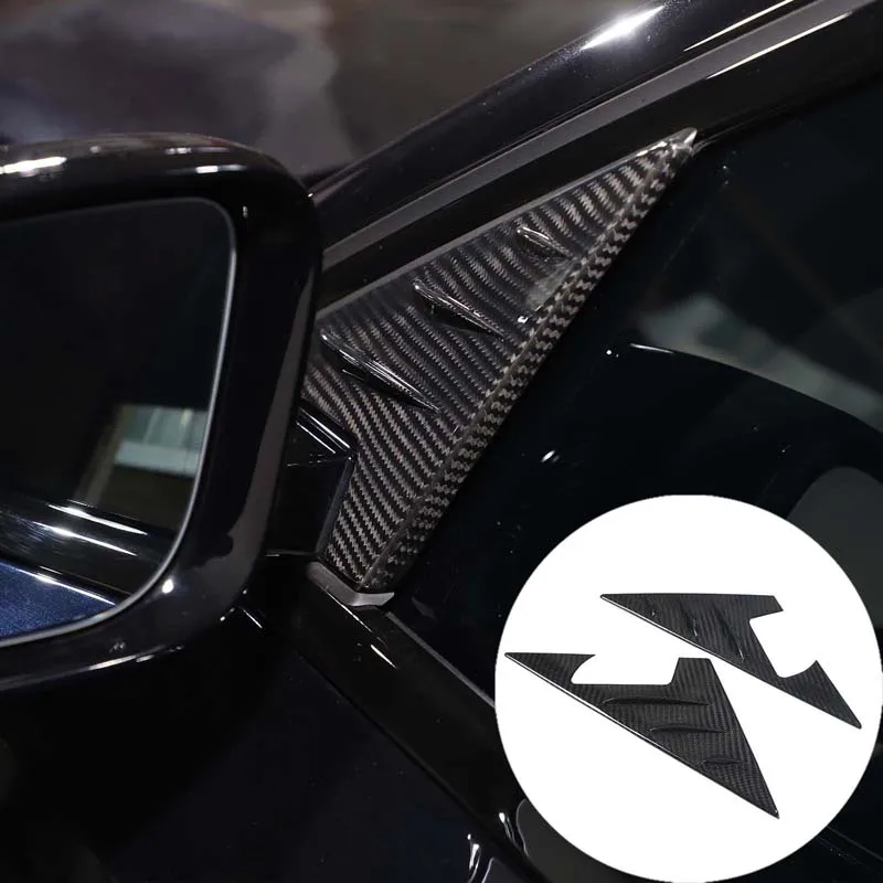 Real Carbon Fiber Rearview Mirror Side Triangle Spoiler Wind Deflector Trim Cover For BMW 3 Series G20 G28 2020-2023 Accessories
Real Carbon Fiber Rearview Mirror Side Triangle Spoiler Wind Deflector Trim Cover For BMW 3 Series G20 G28 2020-2023 Accessories