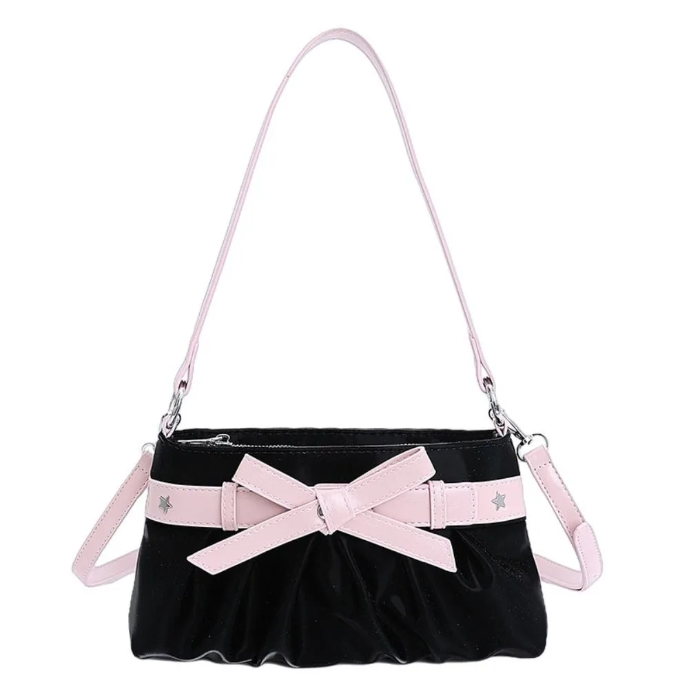 Leisure French French Stick Handbag Sweet PU Bow Shoulder Bag Bowknot Korean Style Armpit Bag Work
Leisure French French Stick Handbag Sweet PU Bow Shoulder Bag Bowknot Korean Style Armpit Bag Work