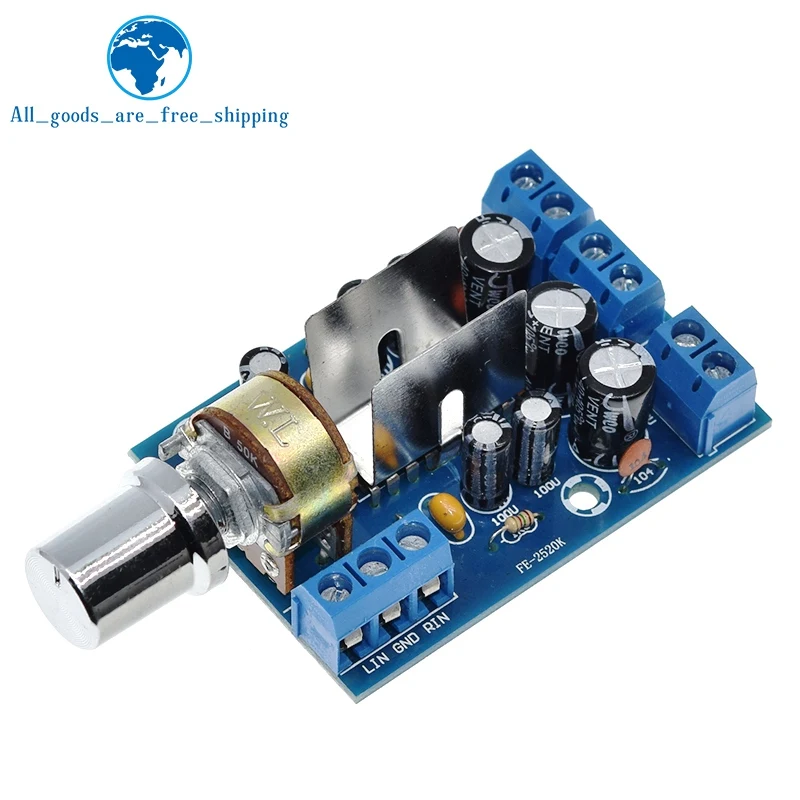 TEA2025B Mini Audio Amplifier Board Dual Stereo 2.0 Channel Amplifier Board For PC Speaker 3W+3W 5V 9V 12V CAR DIY KIT
TEA2025B Mini Audio Amplifier Board Dual Stereo 2.0 Channel Amplifier Board For PC Speaker 3W+3W 5V 9V 12V CAR DIY KIT
