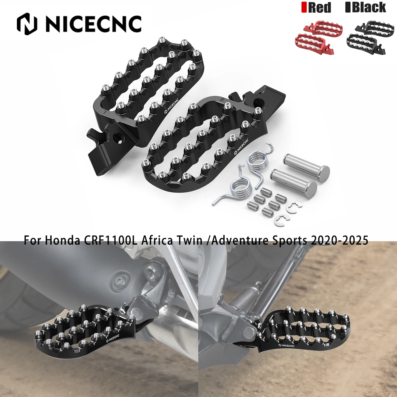 For Honda CRF1100L Africa Twin/ADV 2020-2026 Motorcycle Footrest Footpegs Foot Pegs Africa Twin CRF 1100L Adventure Sports 20-26
For Honda CRF1100L Africa Twin/ADV 2020-2026 Motorcycle Footrest Footpegs Foot Pegs Africa Twin CRF 1100L Adventure Sports 20-26