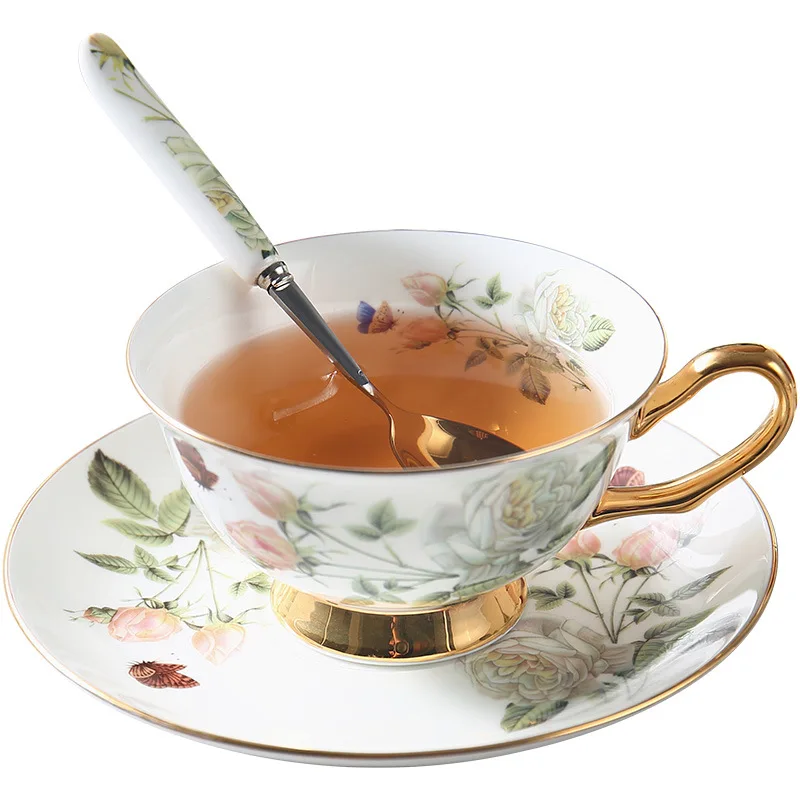 CX European light luxury bone china coffee cup set ceramic Phnom Penh afternoon tea English cup saucer cup
CX European light luxury bone china coffee cup set ceramic Phnom Penh afternoon tea English cup saucer cup