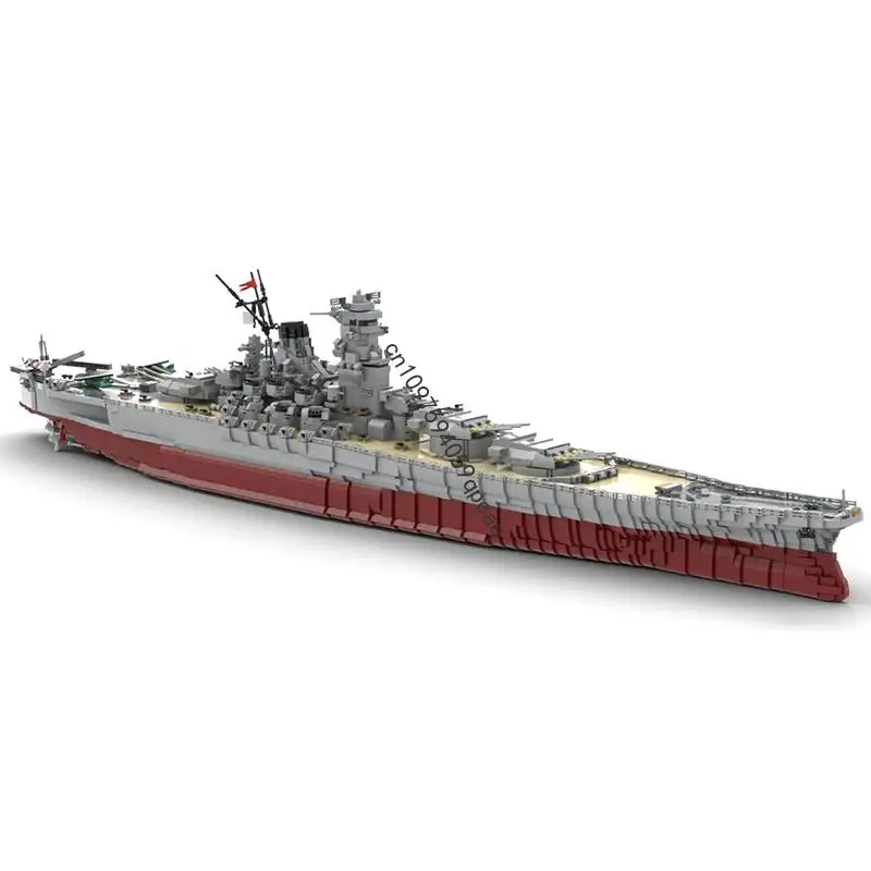 New 8717Pcs Moc Military Weapons Ijn Yamato Aircraft Carrier Model Custom Puzzle Technology Assembly Kids Toy Boy Holiday Gift
New 8717Pcs Moc Military Weapons Ijn Yamato Aircraft Carrier Model Custom Puzzle Technology Assembly Kids Toy Boy Holiday Gift