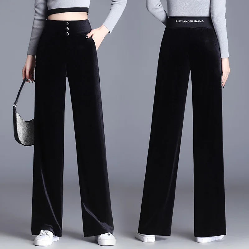 Versatile Korean Fashion Wide-Leg Pants Autumn Loose Draped Straight Pants Elastic Casual Women's Pants
Versatile Korean Fashion Wide-Leg Pants Autumn Loose Draped Straight Pants Elastic Casual Women's Pants