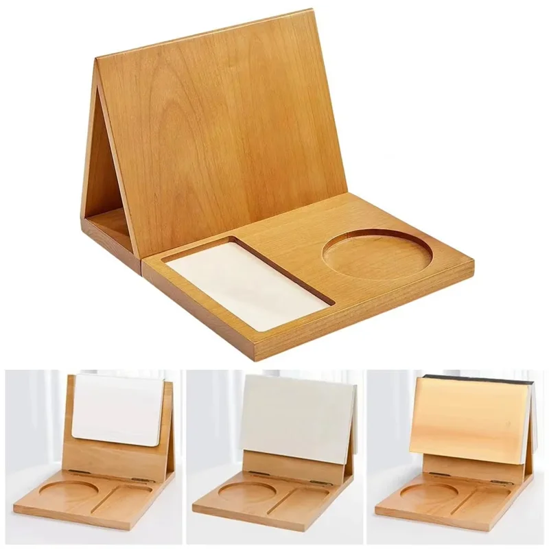 B50C Wooden Book Holder Wooden Triangular Book Holder Tabletop Coffee Tea Stand For Book Lovers Bedroom Table Decor
B50C Wooden Book Holder Wooden Triangular Book Holder Tabletop Coffee Tea Stand For Book Lovers Bedroom Table Decor