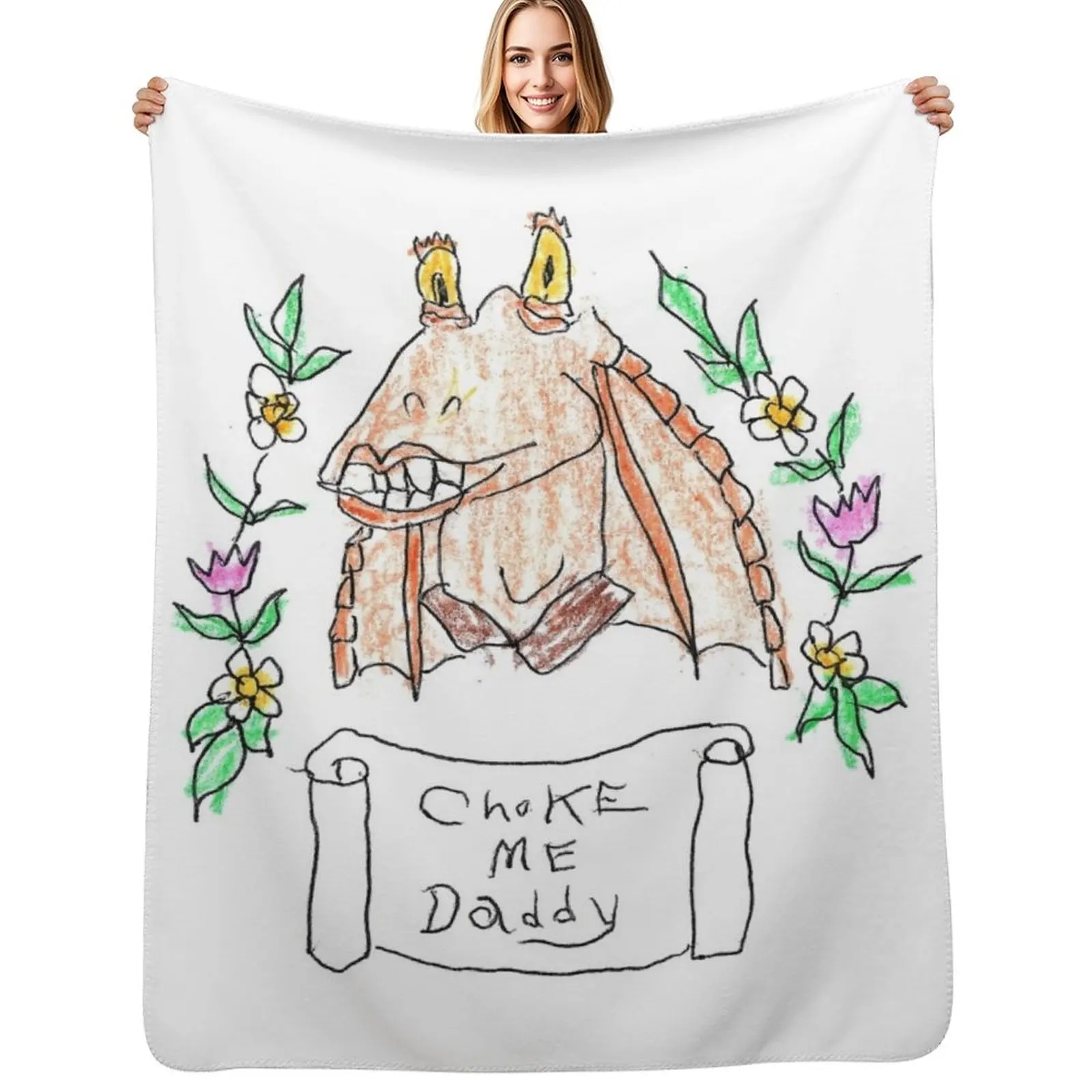 Choke me Jar Jar (Full Size) Throw Blanket All Weather Soft Throw Blanket for Sofa
Choke me Jar Jar (Full Size) Throw Blanket All Weather Soft Throw Blanket for Sofa
