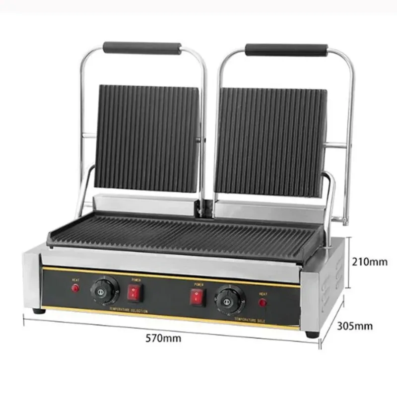 【Best-selling】Kitchen Equipment Electric Beef Griller Table Top Burger Grilling Griddle Electric Double Plate Contact
【Best-selling】Kitchen Equipment Electric Beef Griller Table Top Burger Grilling Griddle Electric Double Plate Contact