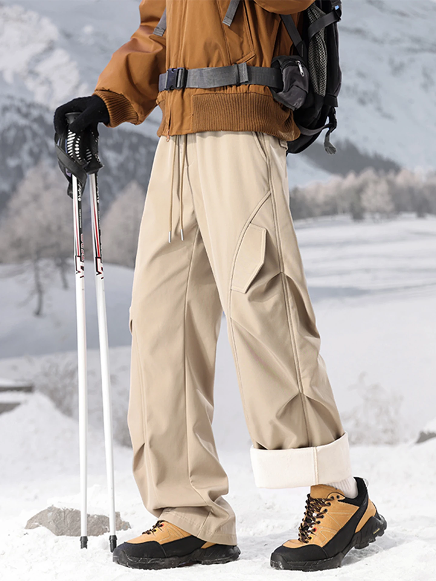Мягкие лыжные брюки цвета хаки, мужские и женские осенне-зимние водонепроницаемые брюки для пешего туризма, альпинизма, повседневные брюки Strai...
Мягкие лыжные брюки цвета хаки, мужские и женские осенне-зимние водонепроницаемые брюки для пешего туризма, альпинизма, повседневные брюки Strai...