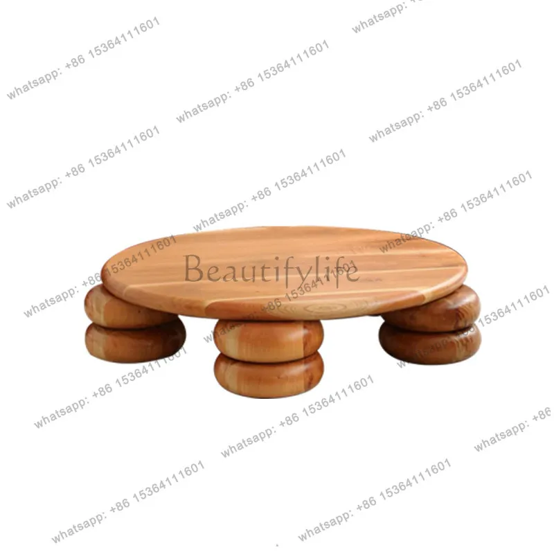 Cream table, small household solid wood glossy round table, B&B round coffee table
Cream table, small household solid wood glossy round table, B&B round coffee table