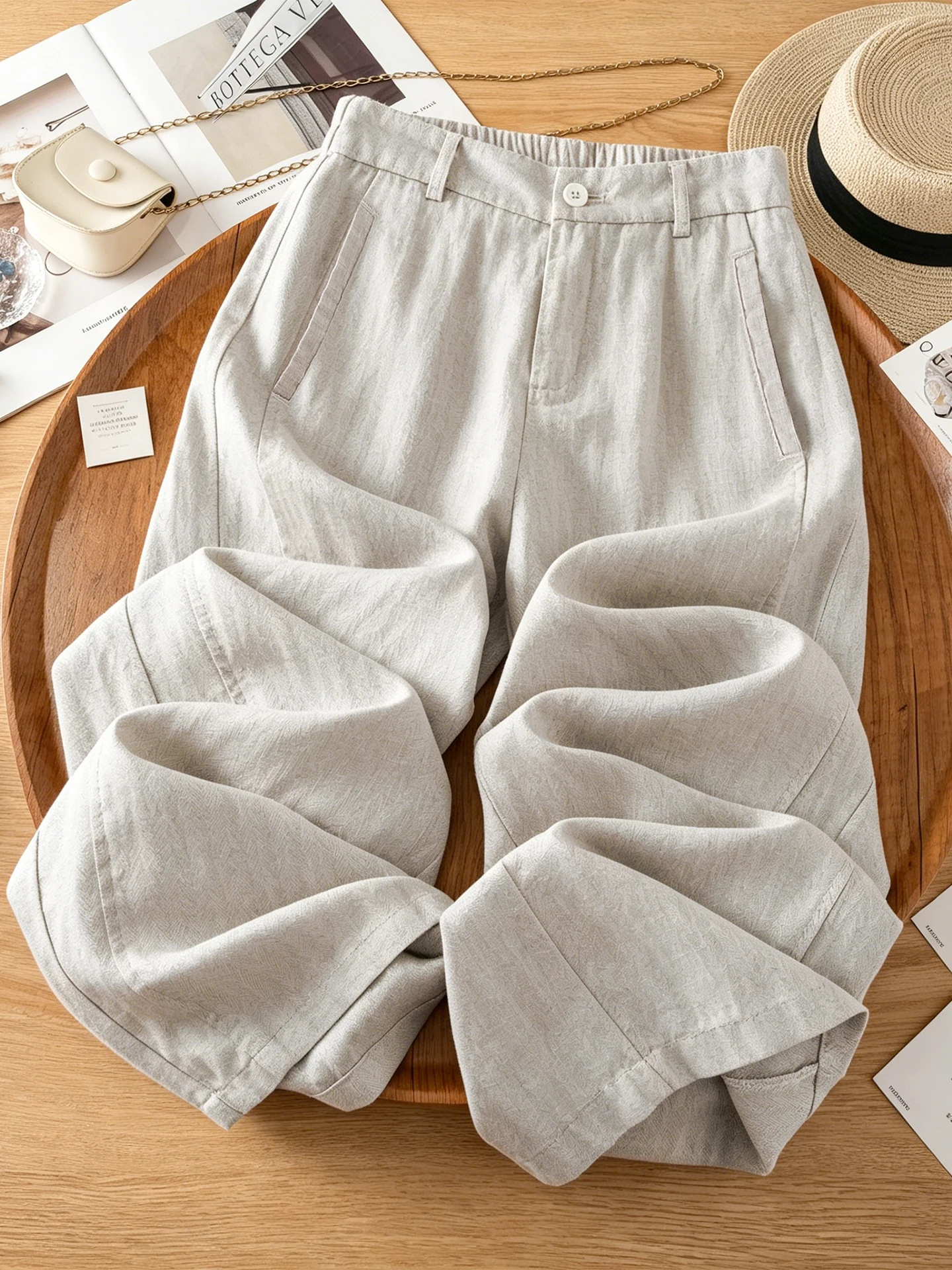 High Waist Linen Wide Leg Pants Women's Summer Thin New Loose Casual Cotton Linen Straight Sun Protection Pants Breathable Co...
High Waist Linen Wide Leg Pants Women's Summer Thin New Loose Casual Cotton Linen Straight Sun Protection Pants Breathable Co...