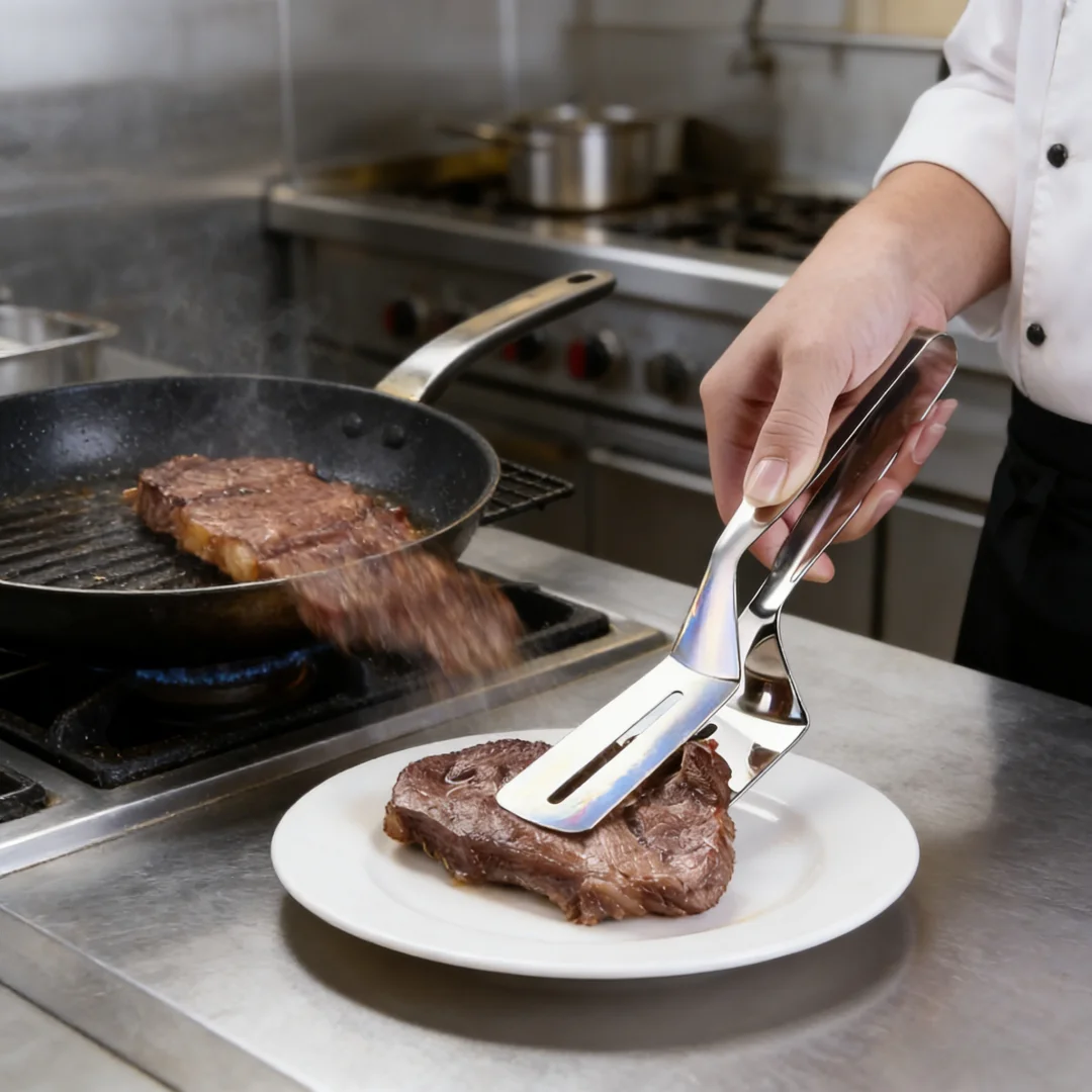 Коммерческие щипцы для еды, сверхмощные для ресторана. 26 см, нержавеющая сталь, легко дезинфицируется
Коммерческие щипцы для еды, сверхмощные для ресторана. 26 см, нержавеющая сталь, легко дезинфицируется