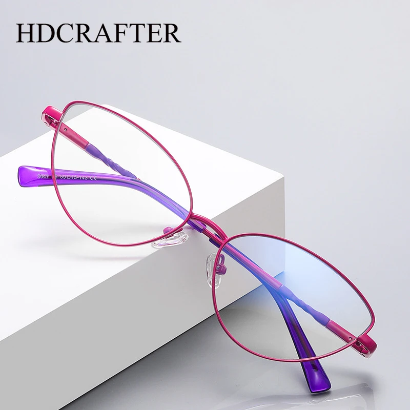 Женские очки кошачий глаз HDCRAFTER, оптические очки с металлической пружинной петлей для чтения по рецепту, при близорукости, компьютерные очки
Женские очки кошачий глаз HDCRAFTER, оптические очки с металлической пружинной петлей для чтения по рецепту, при близорукости, компьютерные очки