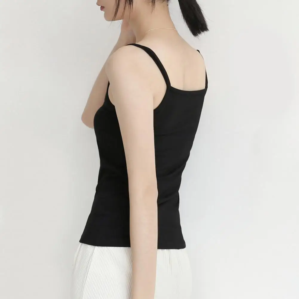 2025 Women‘s Summer Casual Basic Tops Ladies O-Neck Sleeveless Tshirts Female Fashion Solid Color Spaghetti Strap T-Shirt
2025 Women‘s Summer Casual Basic Tops Ladies O-Neck Sleeveless Tshirts Female Fashion Solid Color Spaghetti Strap T-Shirt