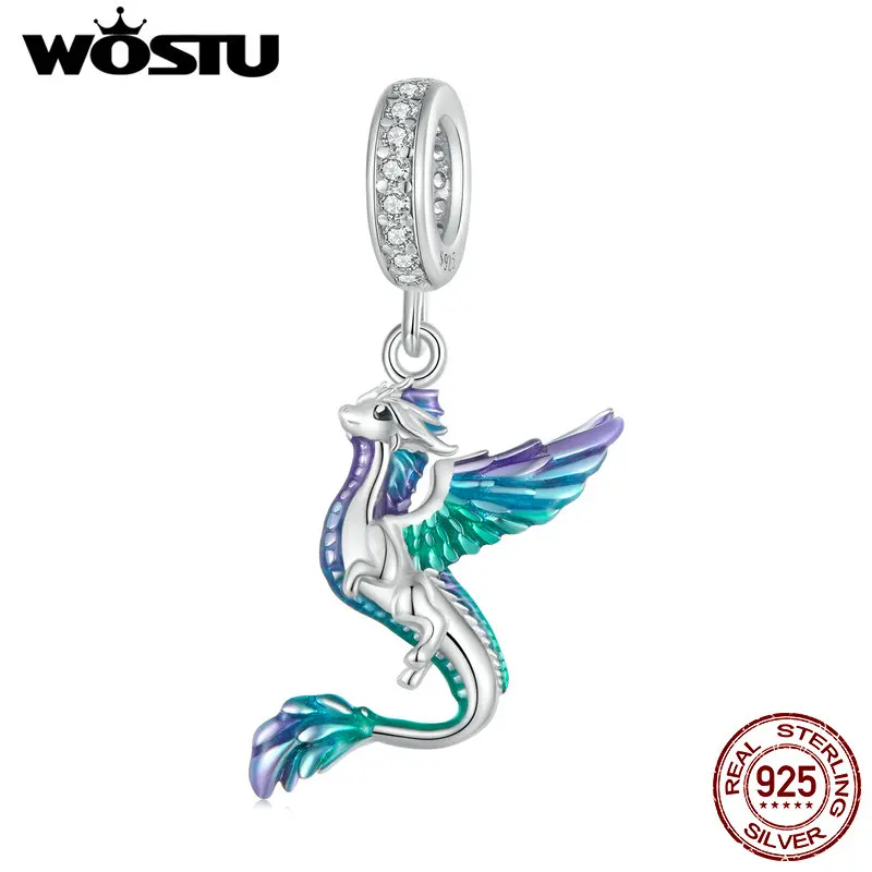 WOSTU, серебро 925 пробы, летающий дракон, бусина, страж, кулон, браслет, ожерелье для женщин, оригинальные ювелирные изделия, роскошный подарок
WOSTU, серебро 925 пробы, летающий дракон, бусина, страж, кулон, браслет, ожерелье для женщин, оригинальные ювелирные изделия, роскошный подарок