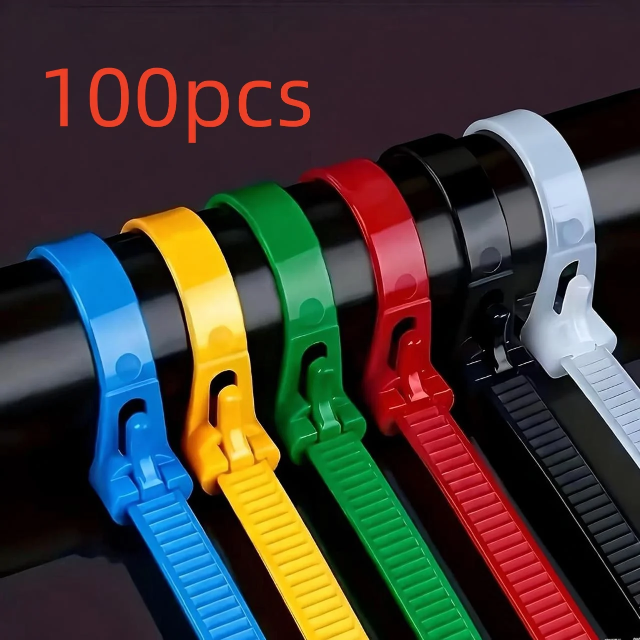 100 Pieces 1 Pack of Reusable Self-Locking Plastic Nylon Cable Ties - Quick and Easy, Home, Office, Secure Fastening - Multi-Purpose Fasteners, Cable Management Solutions, Finishers, Rib Designs Durable and Flexible, Universal Indoor and Outdoor
100 Pieces 1 Pack of Reusable Self-Locking Plastic Nylon Cable Ties - Quick and Easy, Home, Office, Secure Fastening - Multi-Purpose Fasteners, Cable Management Solutions, Finishers, Rib Designs Durable and Flexible, Universal Indoor and Outdoor
