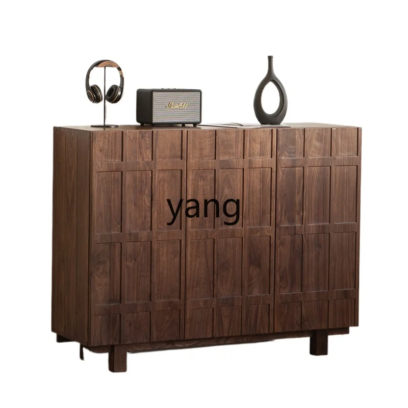 LH black walnut solid wood shoe cabinet entrance foyer household large-capacity locker
LH black walnut solid wood shoe cabinet entrance foyer household large-capacity locker