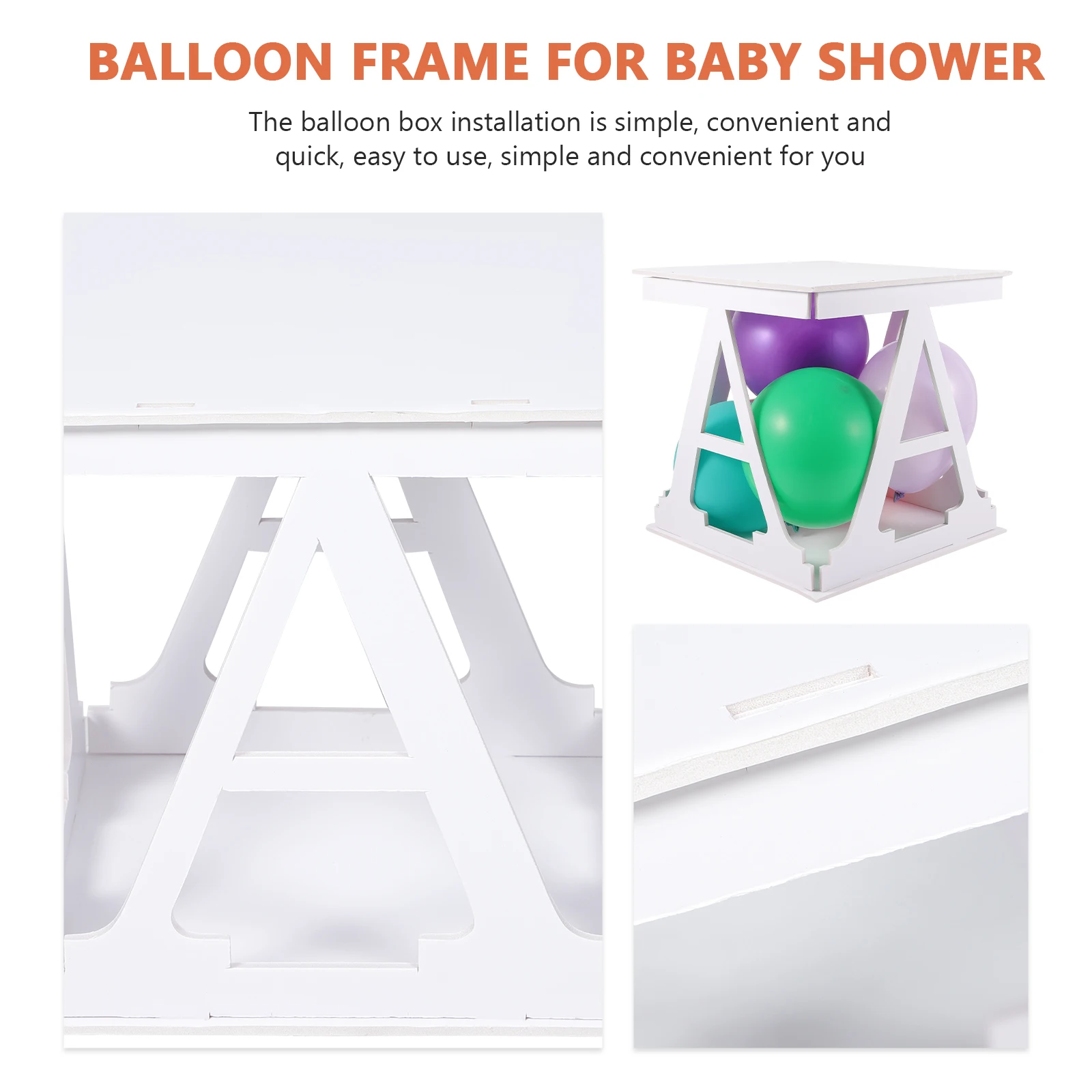 Adjustable Support Frame Boxes Wedding Baby Shower Party Decorations Letter A Block Plastic Storage Box Reusable Lightweight
Adjustable Support Frame Boxes Wedding Baby Shower Party Decorations Letter A Block Plastic Storage Box Reusable Lightweight