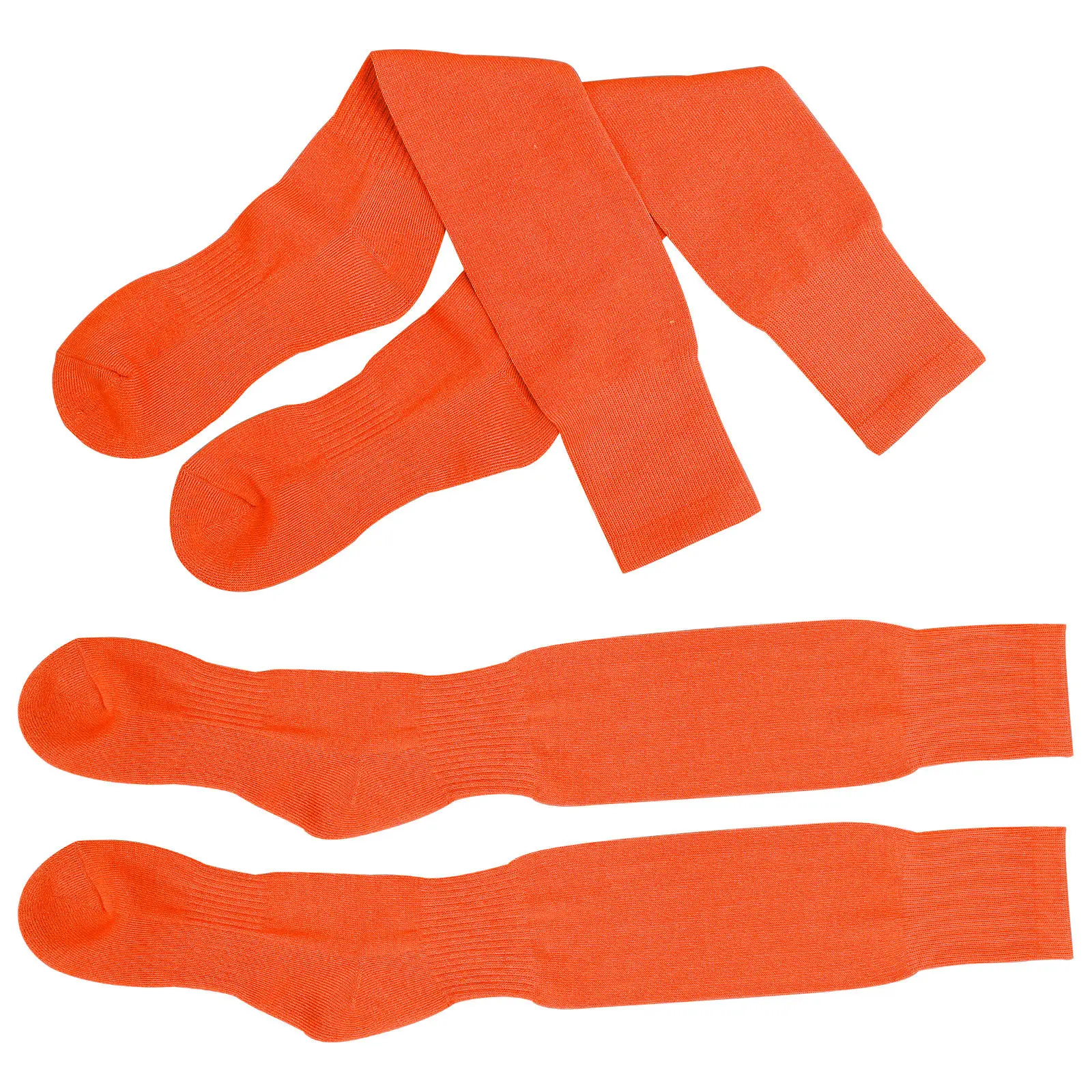 2Pairs Sports Socks Soccer Stocking Polyester Knee High Elastic Comfortable Breathable for Football Baseball Rugby Athletic Use
2Pairs Sports Socks Soccer Stocking Polyester Knee High Elastic Comfortable Breathable for Football Baseball Rugby Athletic Use