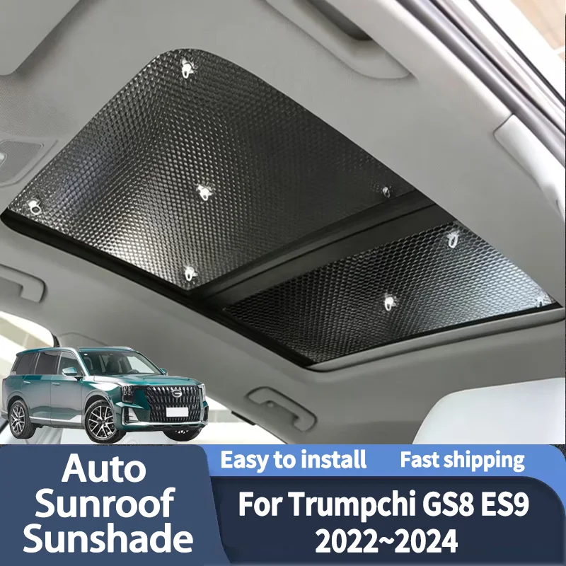 For Trumpchi GS8 ES9 2022~2024 2023 MK2 Car Sun Shades Cover Auto Sunroof Sunshade Protector Anti-UV Heat Isolate Accessories
For Trumpchi GS8 ES9 2022~2024 2023 MK2 Car Sun Shades Cover Auto Sunroof Sunshade Protector Anti-UV Heat Isolate Accessories