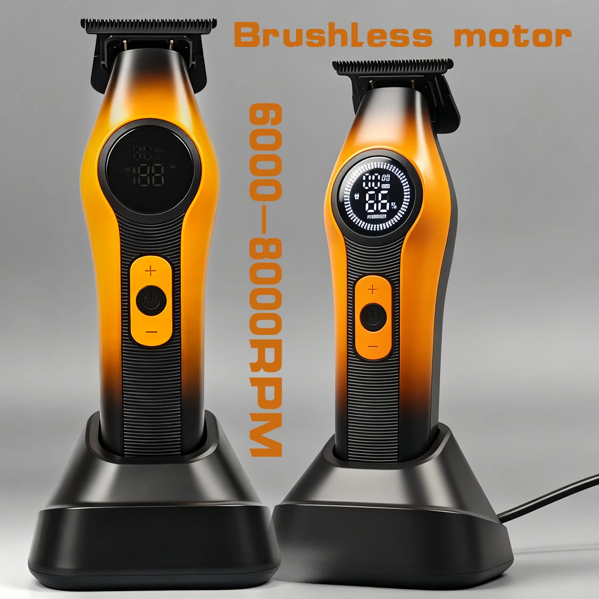 Professional Hair Clipper BRDCLIP 5-Speed Brushless 6000-8000RPM LED Screen Stainless Steel Blades Type-C Fast Charging Trimmer
Professional Hair Clipper BRDCLIP 5-Speed Brushless 6000-8000RPM LED Screen Stainless Steel Blades Type-C Fast Charging Trimmer