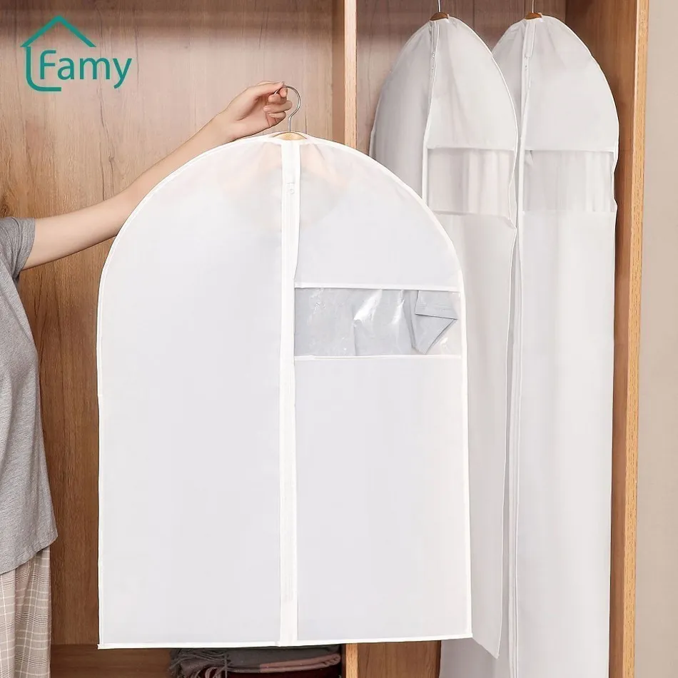 Wardrobe Organizer for Clothes Dust Cover Protectors Garment Bags Coats Suit Closet Storage Visible Window Zipper Storage Bag
Wardrobe Organizer for Clothes Dust Cover Protectors Garment Bags Coats Suit Closet Storage Visible Window Zipper Storage Bag