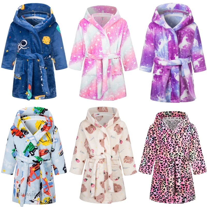 2-14 Years Autumn Winter Bathrobe Kids Sleepwear Robe Children Bath Robe Warm Soft Pajamas For Girls Boys Teenage Flannel Robe
2-14 Years Autumn Winter Bathrobe Kids Sleepwear Robe Children Bath Robe Warm Soft Pajamas For Girls Boys Teenage Flannel Robe