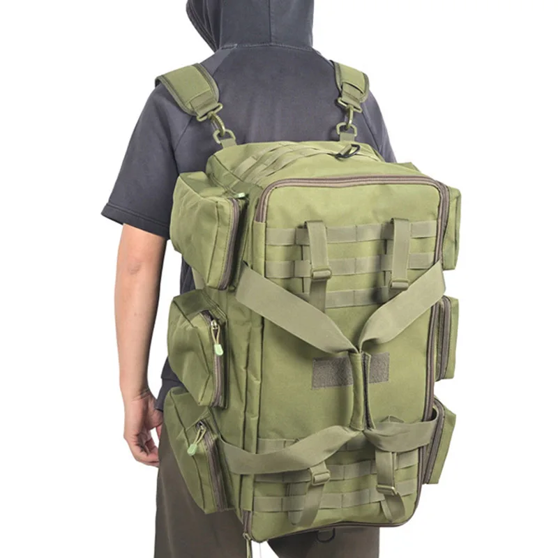 Multifunctional Hiking Bag Outdoor Camping Backpack Shoulder Tactical Rucksack Travel Large Capacity Knapsack Camouflage Pack
Multifunctional Hiking Bag Outdoor Camping Backpack Shoulder Tactical Rucksack Travel Large Capacity Knapsack Camouflage Pack